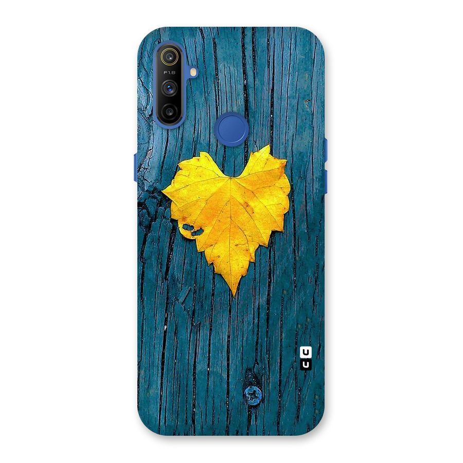 Yellow Leaf Back Case for Realme Narzo 10A