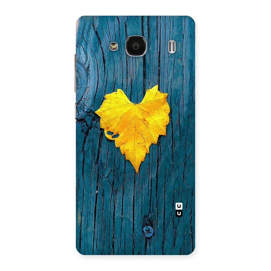 Yellow Leaf Back Case for Redmi 2s