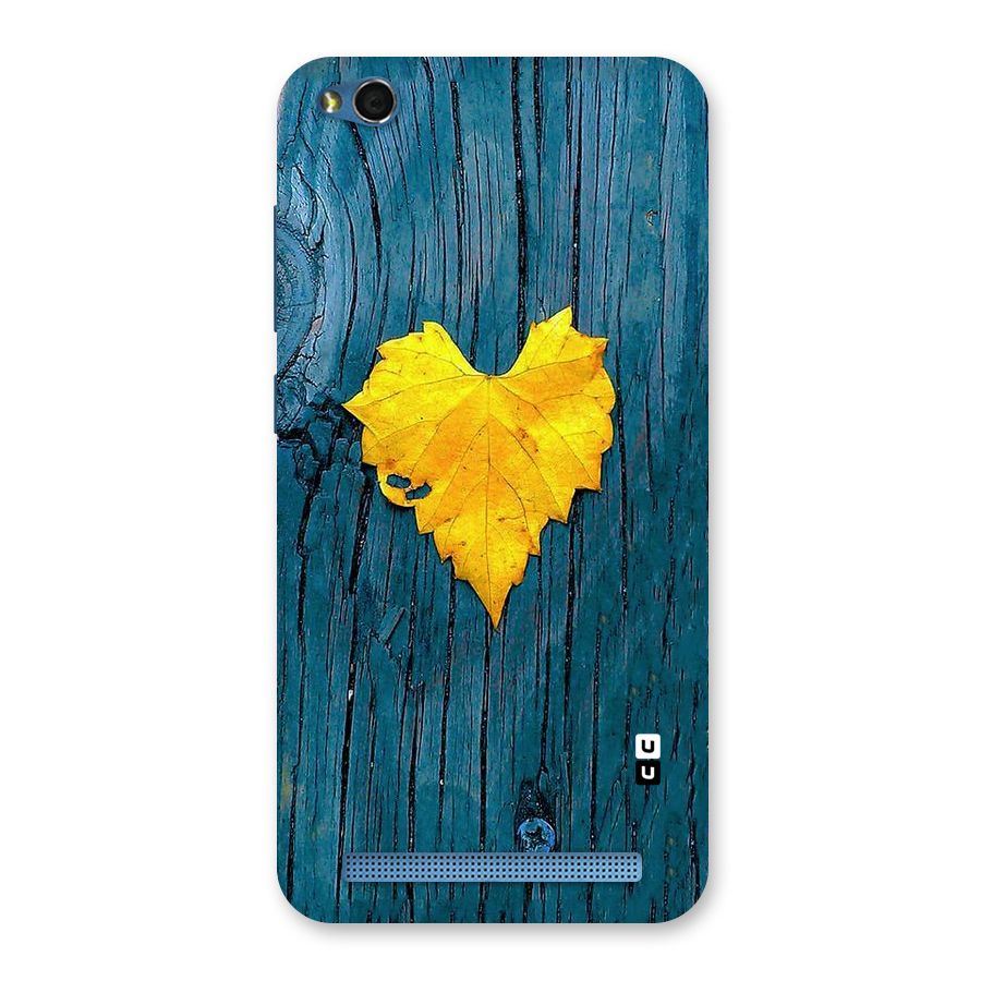 Yellow Leaf Back Case for Redmi 5A