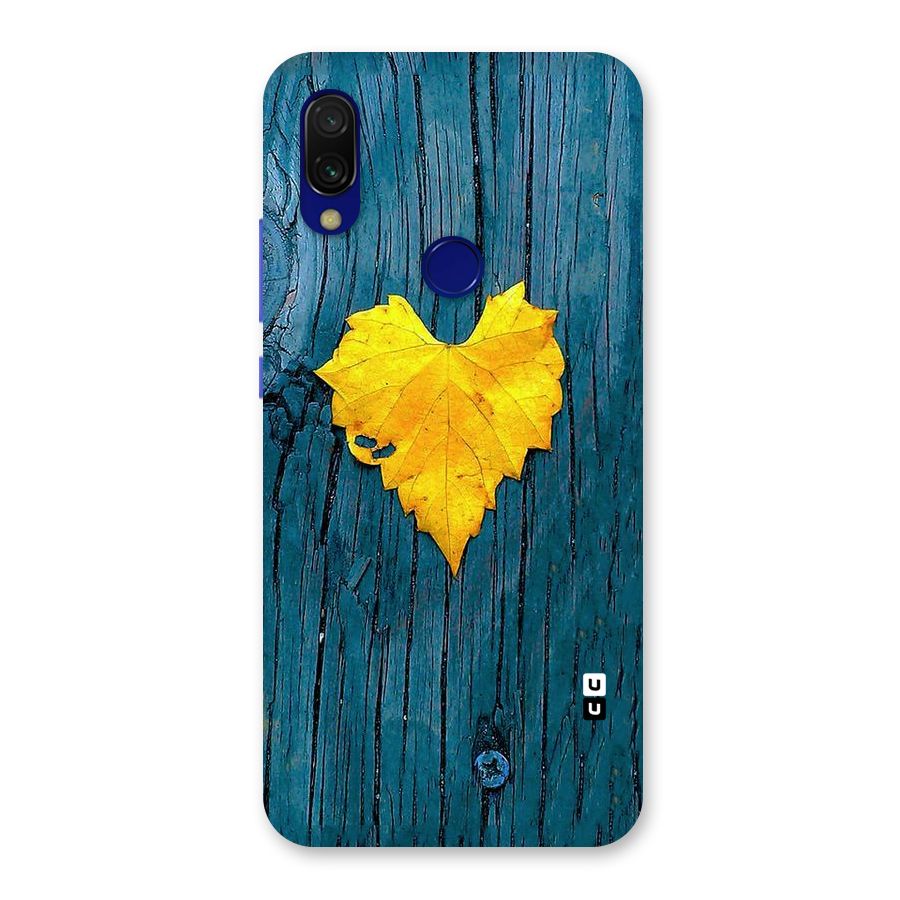 Yellow Leaf Back Case for Redmi 7