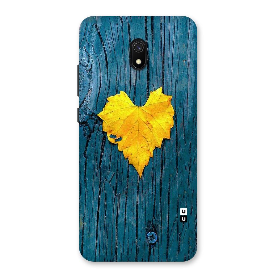Yellow Leaf Back Case for Redmi 8A