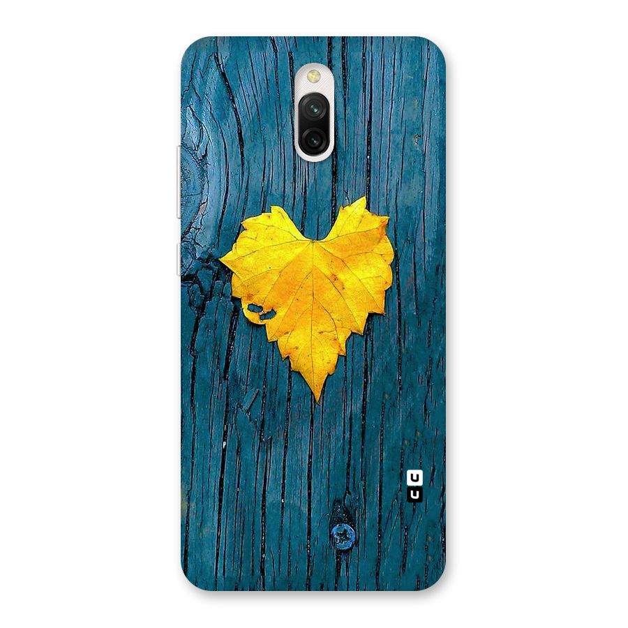 Yellow Leaf Back Case for Redmi 8A Dual
