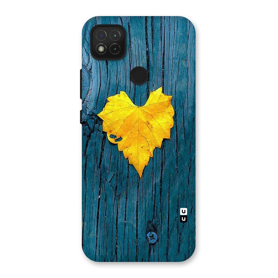 Yellow Leaf Back Case for Redmi 9