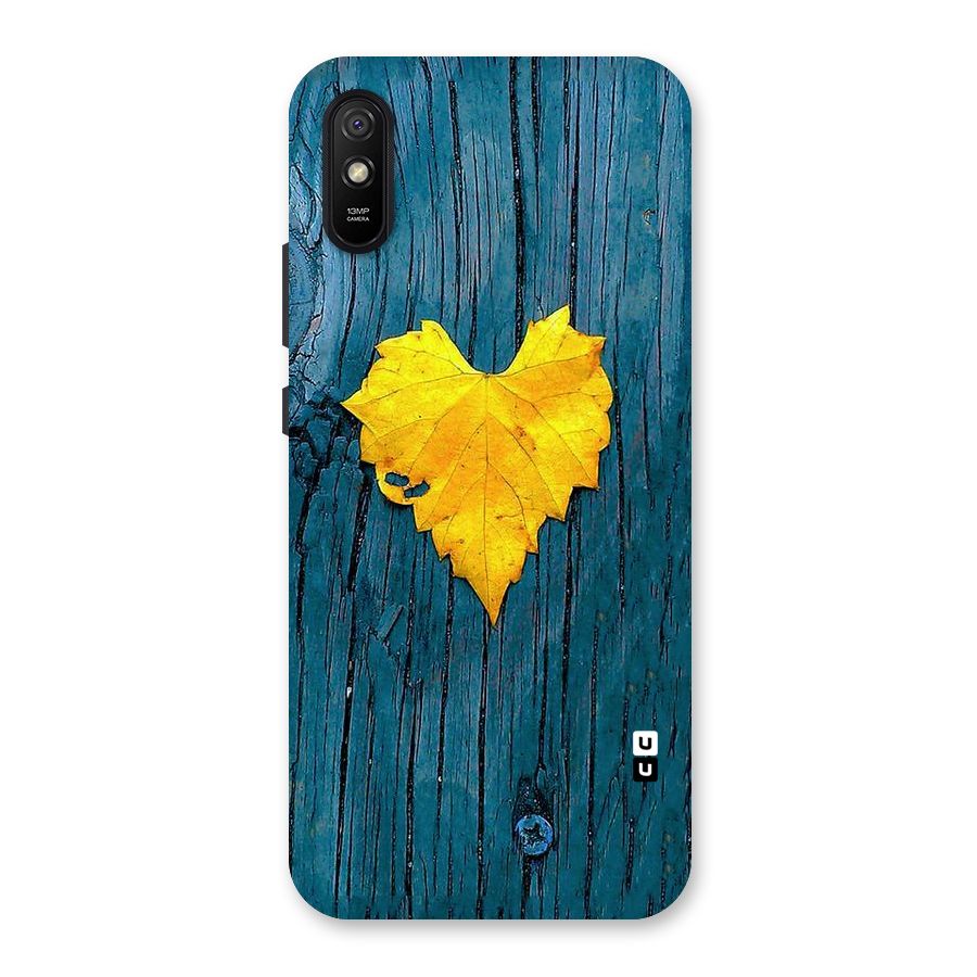 Yellow Leaf Back Case for Redmi 9A