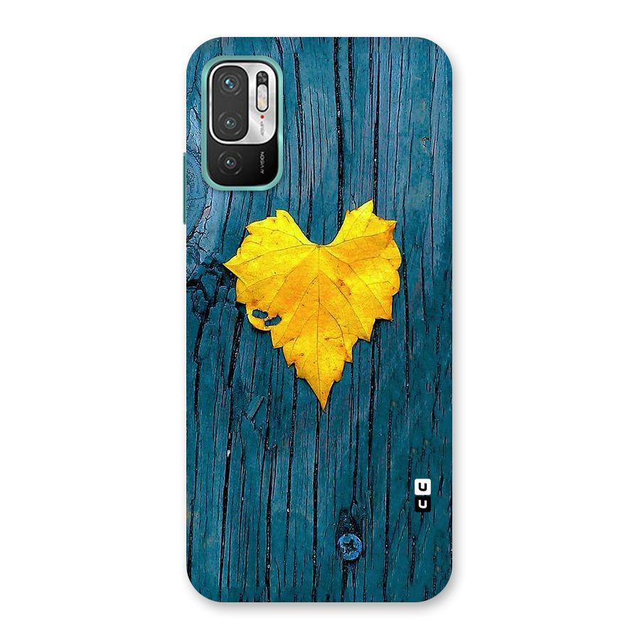 Yellow Leaf Back Case for Redmi Note 10T 5G