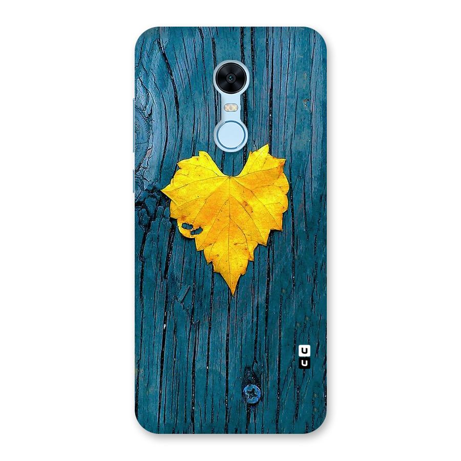 Yellow Leaf Back Case for Redmi Note 5