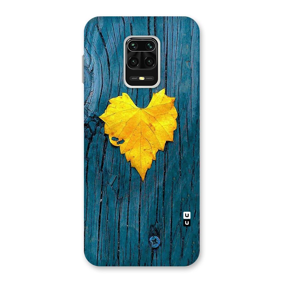 Yellow Leaf Back Case for Redmi Note 9 Pro Max