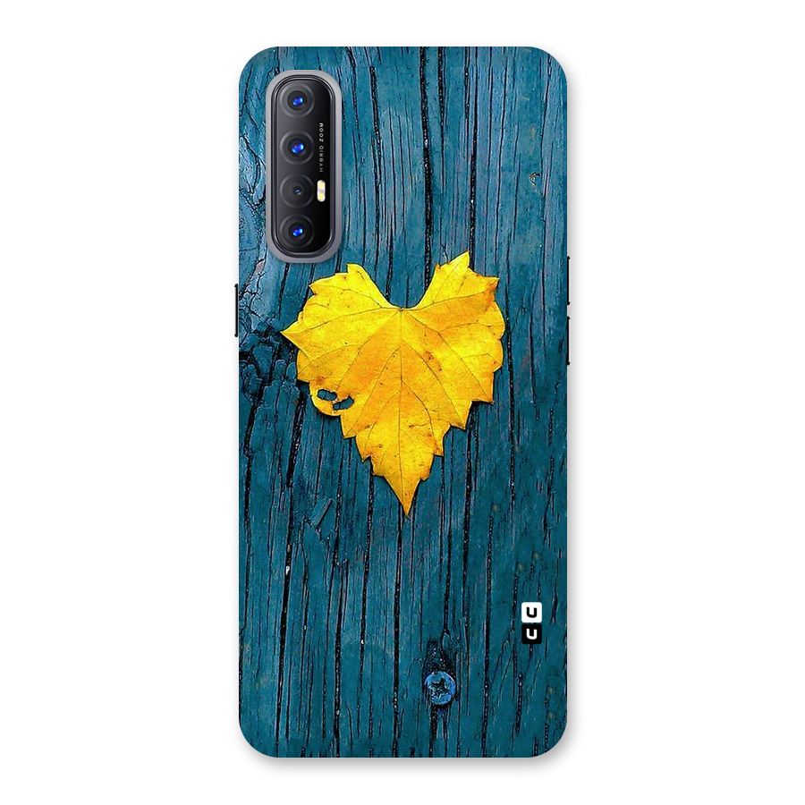 Yellow Leaf Back Case for Reno3 Pro