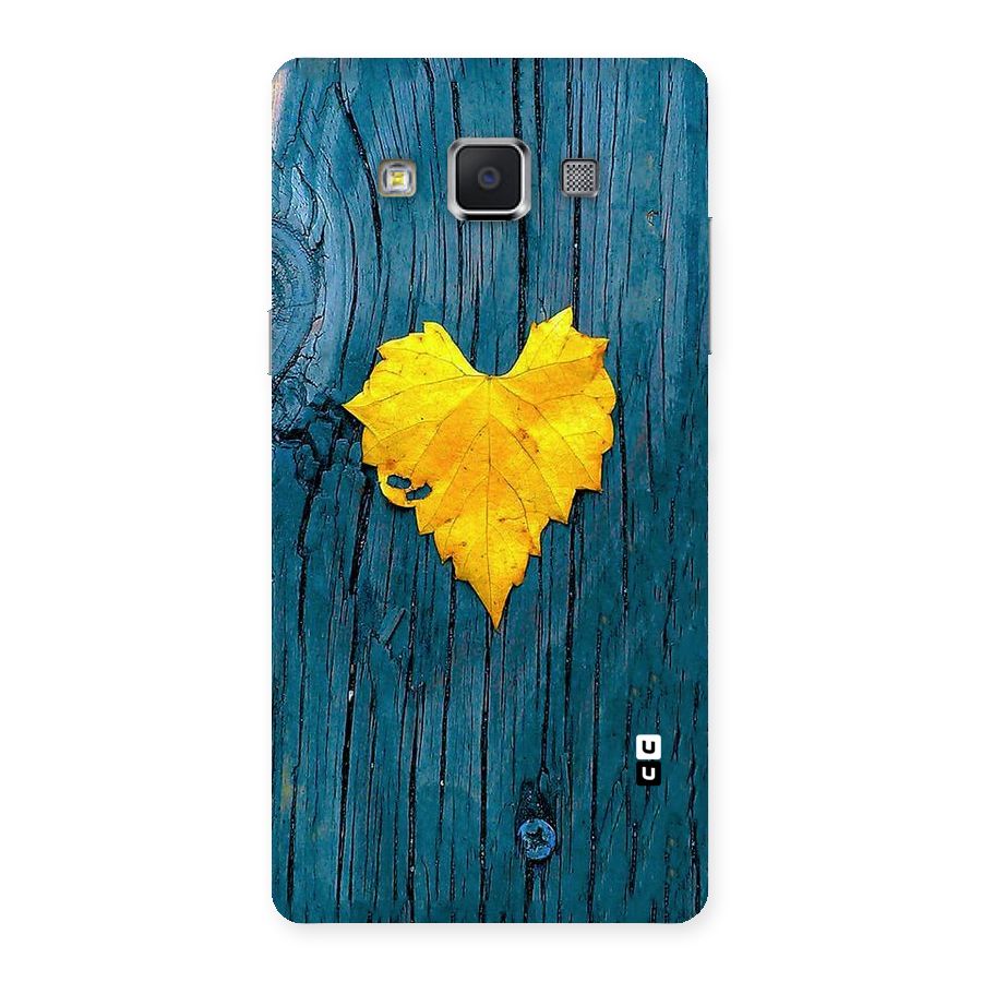 Yellow Leaf Back Case for Samsung Galaxy A5