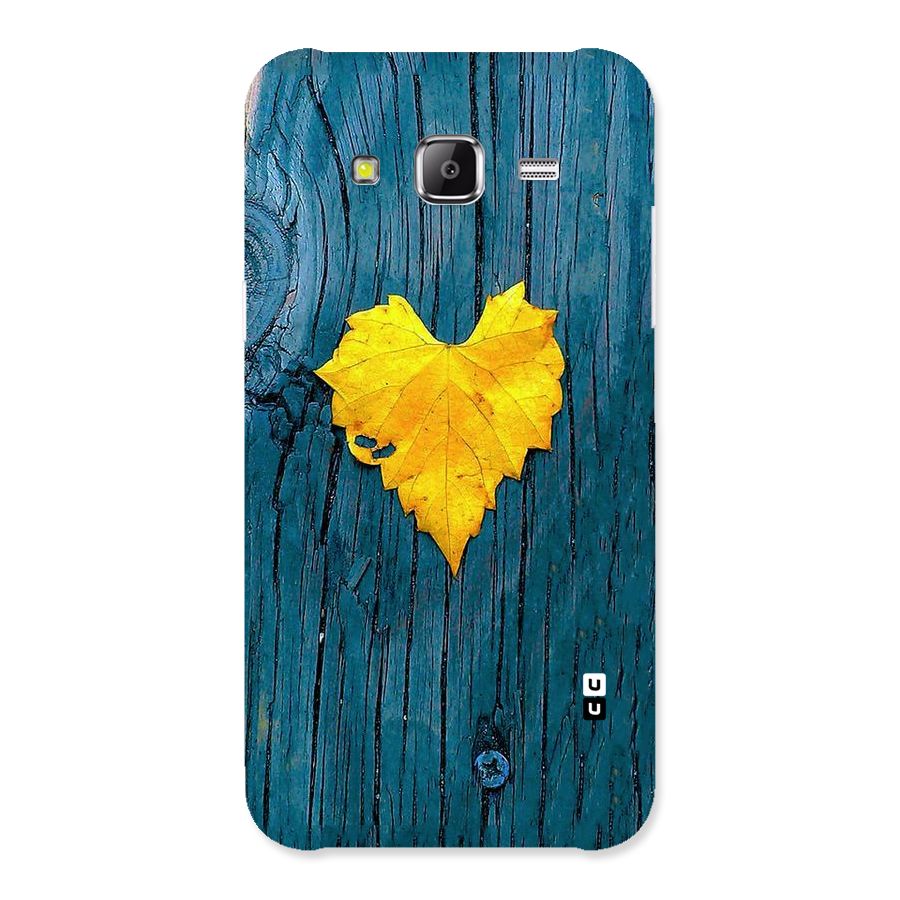 Yellow Leaf Back Case for Samsung Galaxy J2 Prime