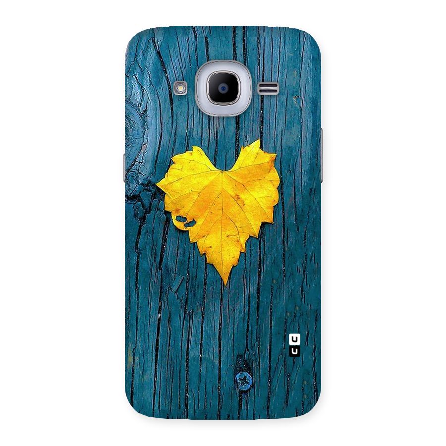 Yellow Leaf Back Case for Samsung Galaxy J2 Pro