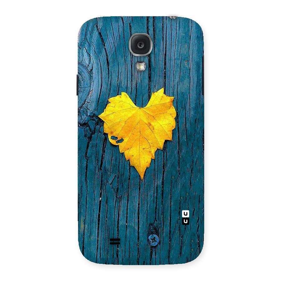 Yellow Leaf Back Case for Samsung Galaxy S4