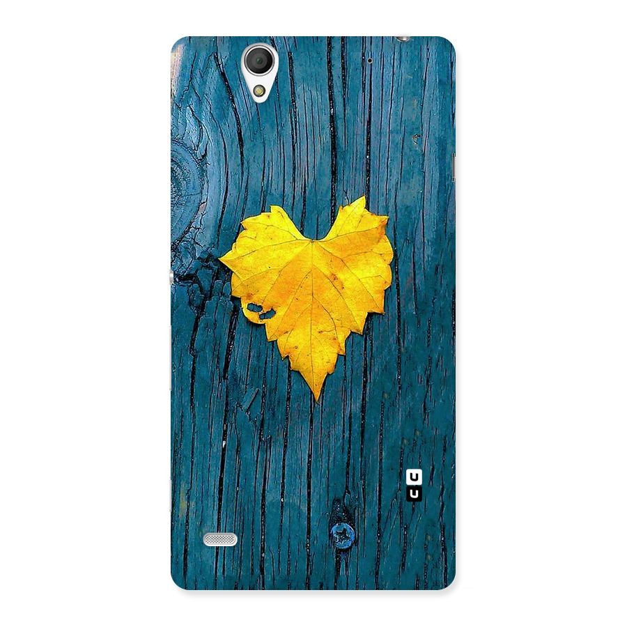 Yellow Leaf Back Case for Sony Xperia C4