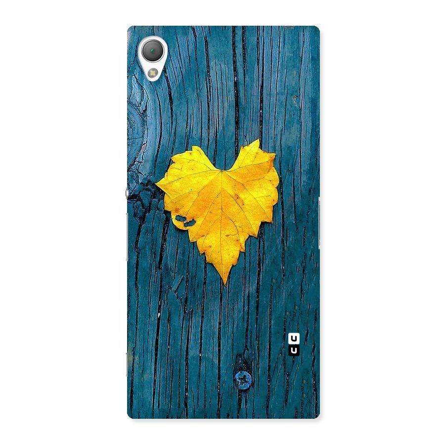 Yellow Leaf Back Case for Sony Xperia Z3