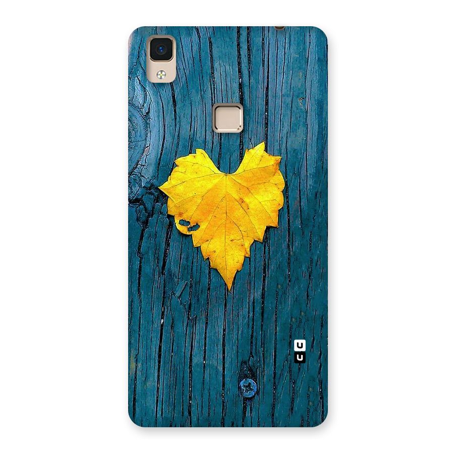 Yellow Leaf Back Case for V3 Max