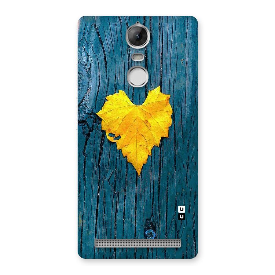 Yellow Leaf Back Case for Vibe K5 Note