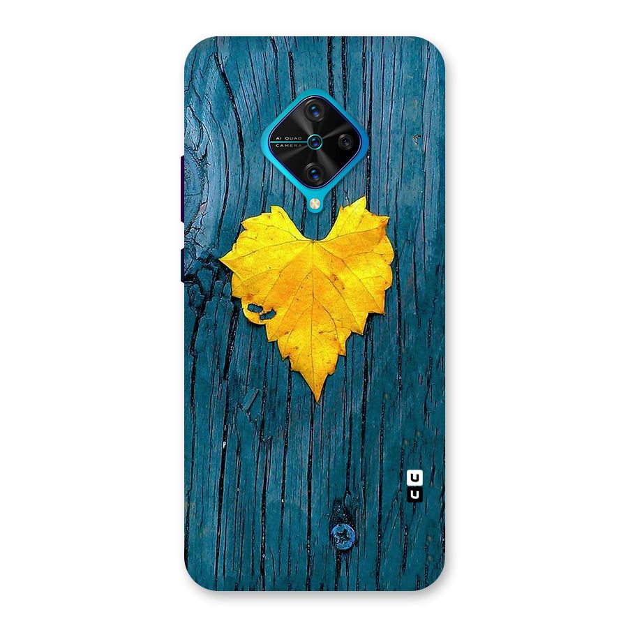 Yellow Leaf Back Case for Vivo S1 Pro
