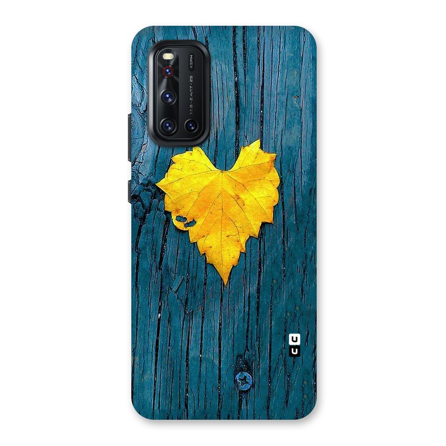 Yellow Leaf Back Case for Vivo V19