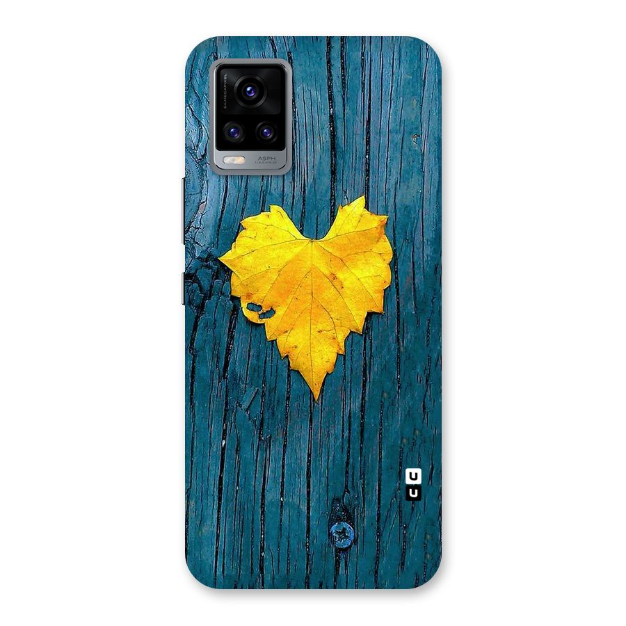 Yellow Leaf Back Case for Vivo V20
