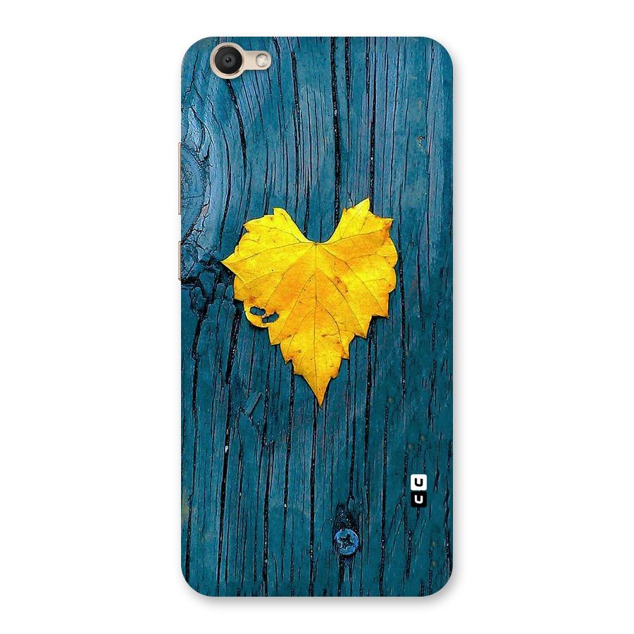 Yellow Leaf Back Case for Vivo V5