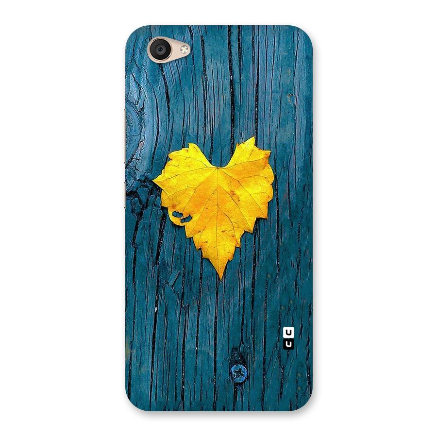 Yellow Leaf Back Case for Vivo V5 Plus