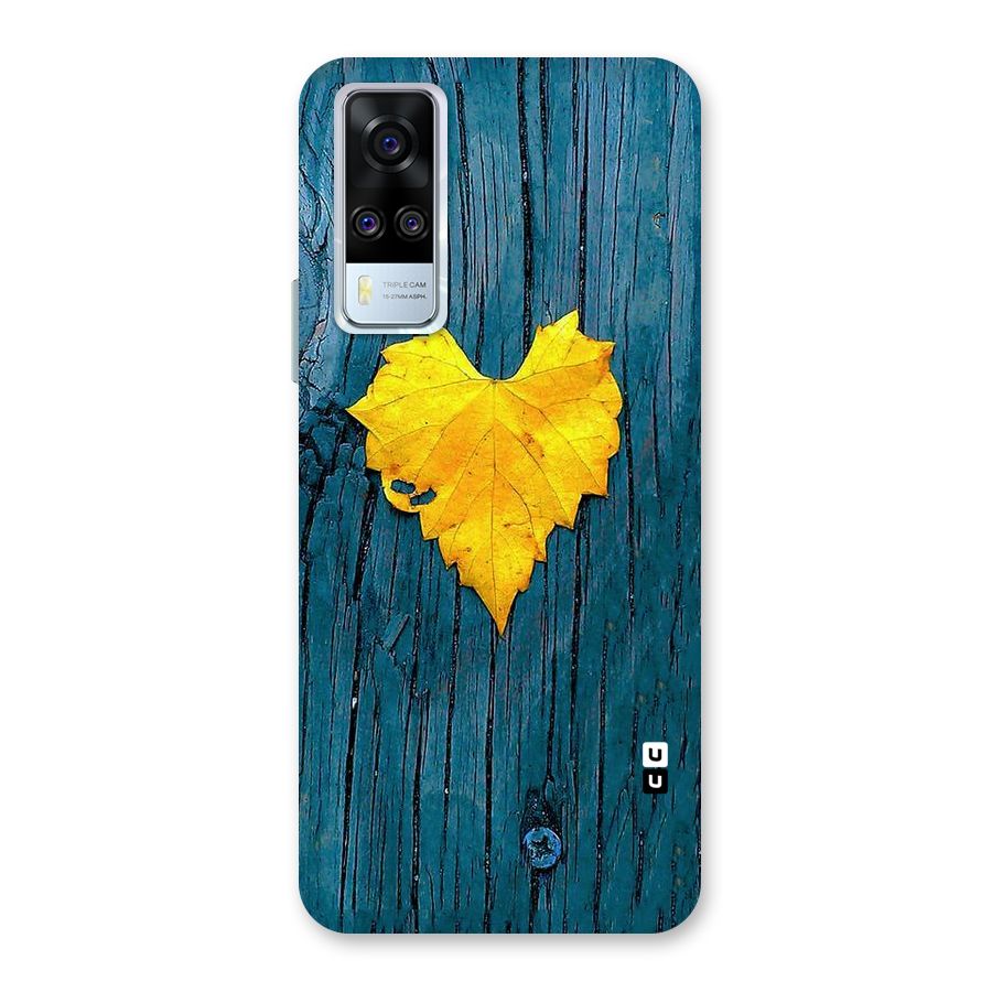 Yellow Leaf Back Case for Vivo Y31