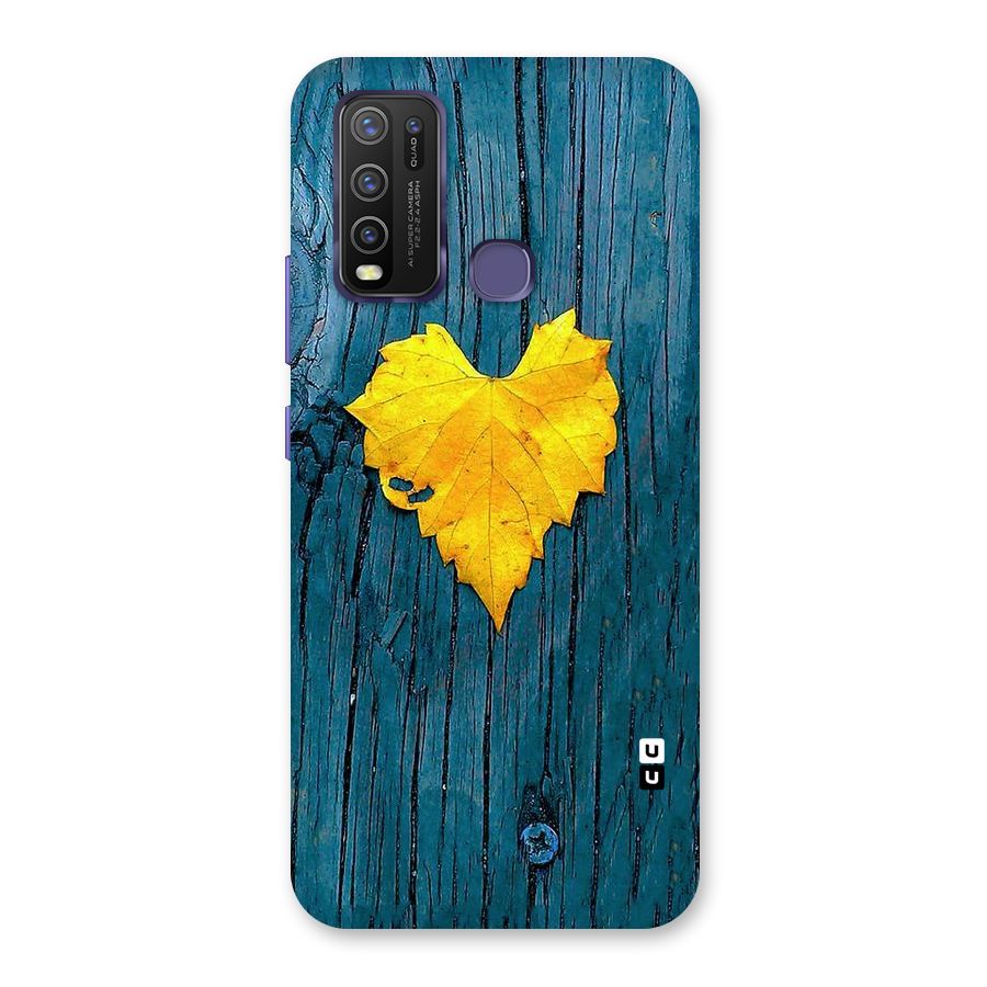 Yellow Leaf Back Case for Vivo Y50