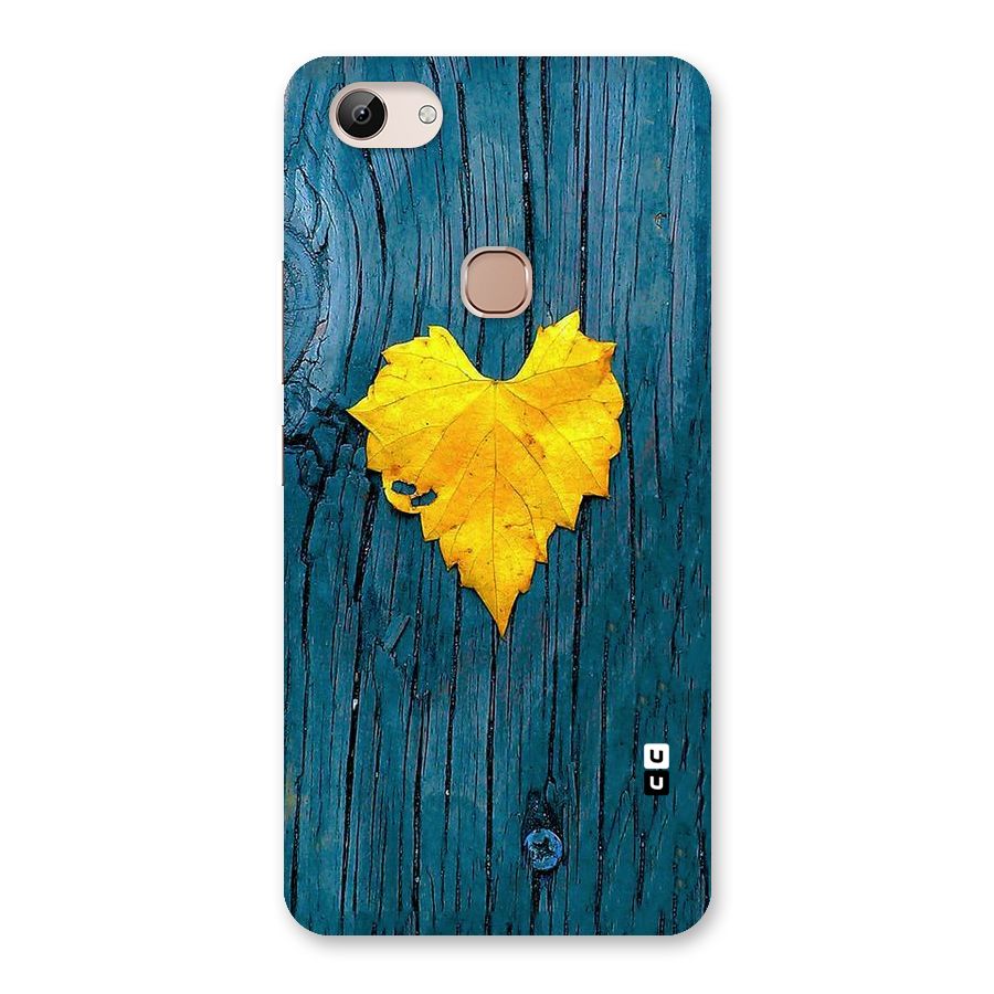Yellow Leaf Back Case for Vivo Y83