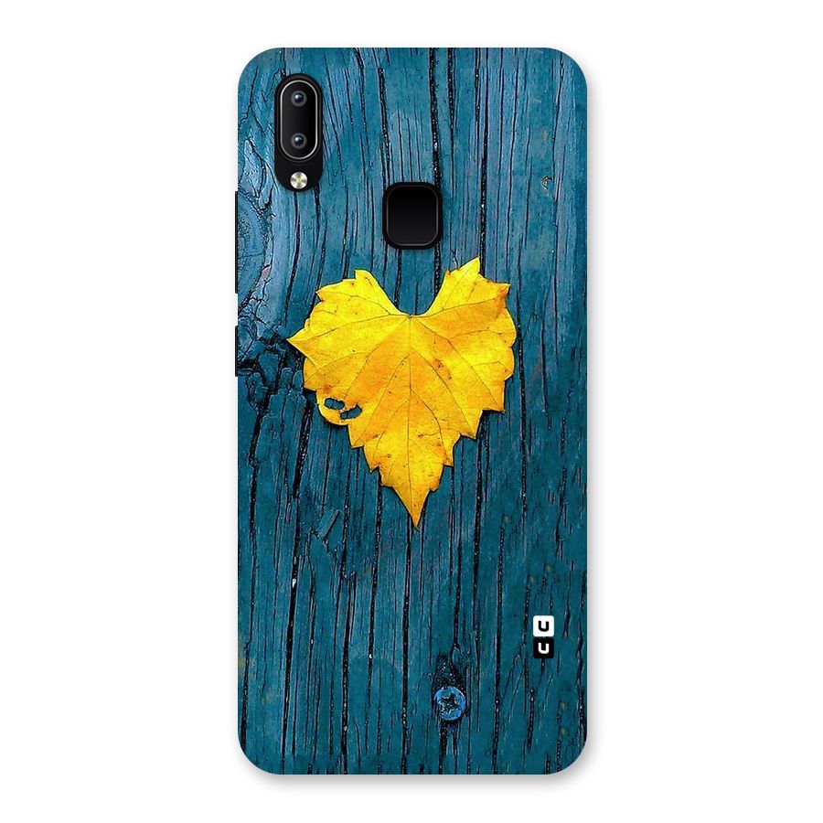 Yellow Leaf Back Case for Vivo Y93