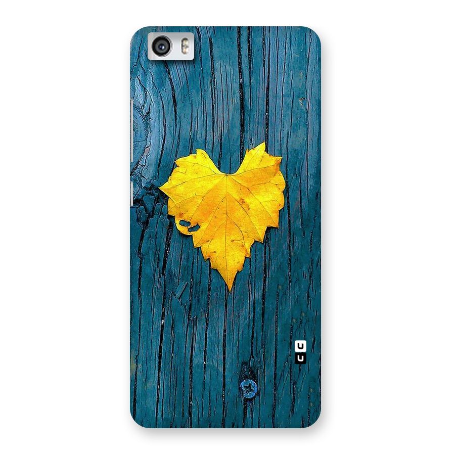 Yellow Leaf Back Case for Xiaomi Redmi Mi5