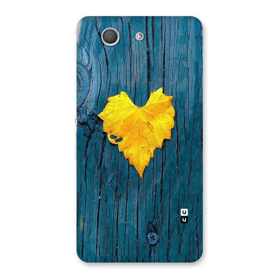 Yellow Leaf Back Case for Xperia Z3 Compact
