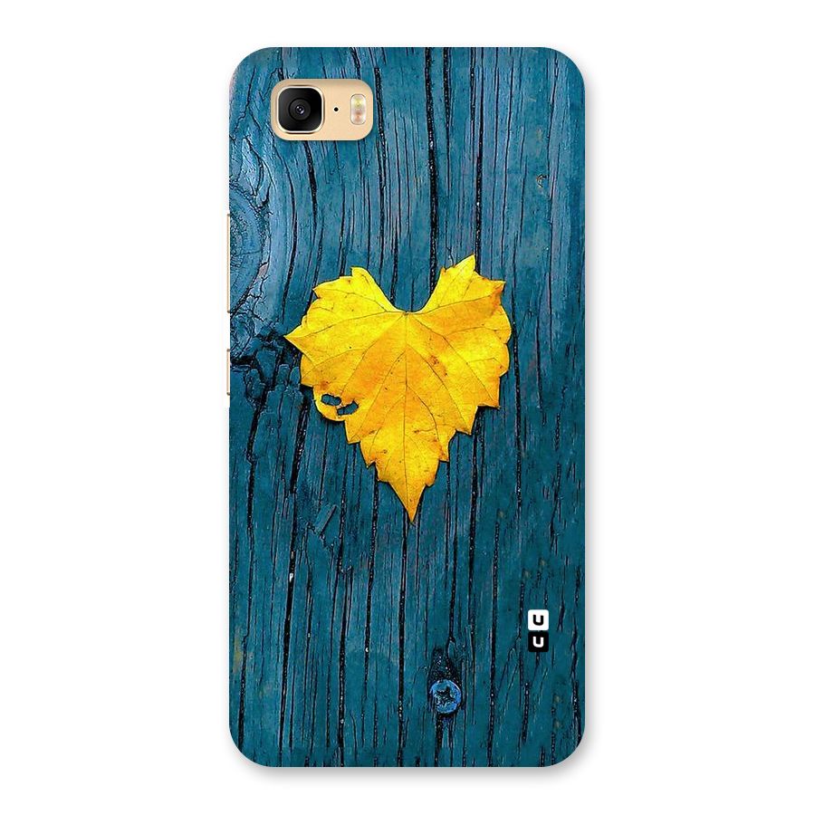 Yellow Leaf Back Case for Zenfone 3s Max