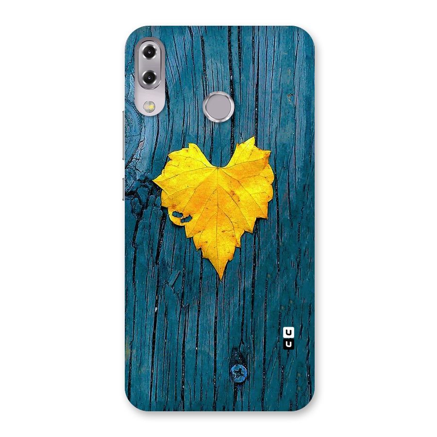 Yellow Leaf Back Case for Zenfone 5Z