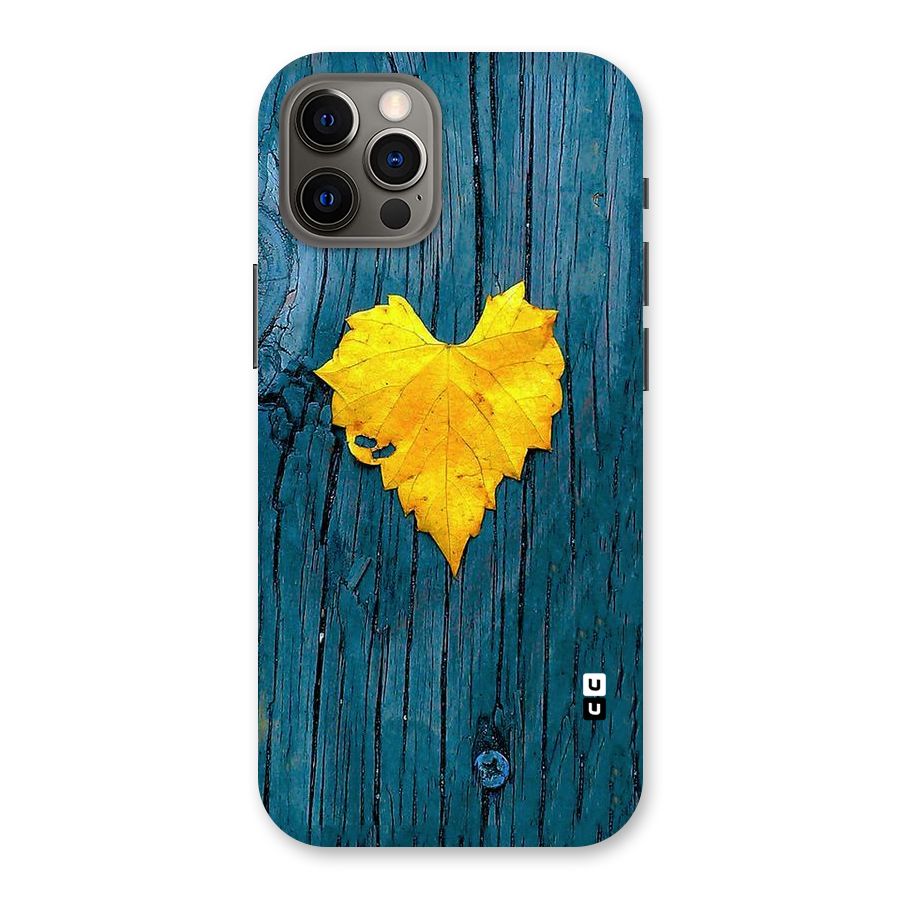 Yellow Leaf Back Case for iPhone 12 Pro