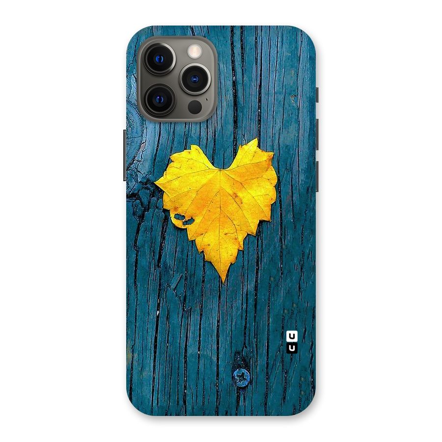 Yellow Leaf Back Case for iPhone 12 Pro Max