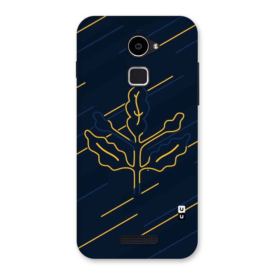 Yellow Leaf Line Back Case for Coolpad Note 3 Lite