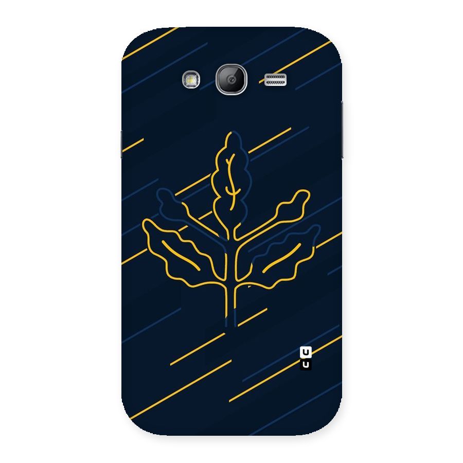 Yellow Leaf Line Back Case for Galaxy Grand