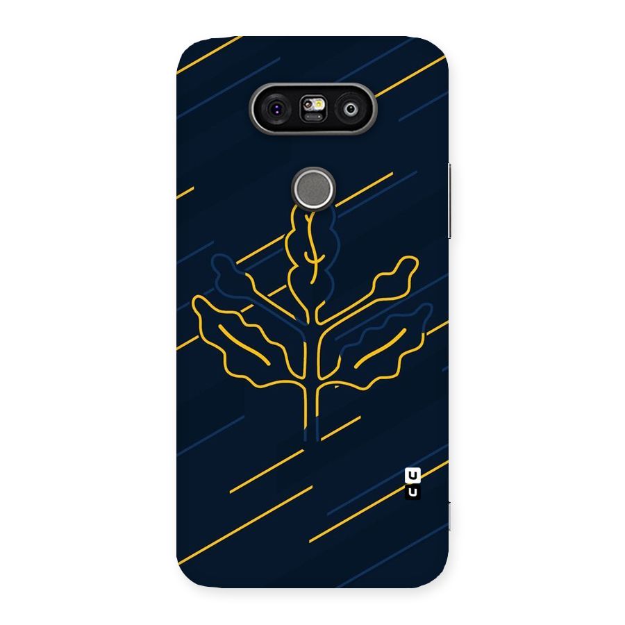 Yellow Leaf Line Back Case for LG G5