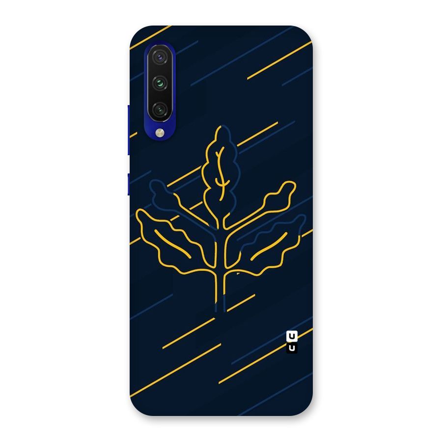Yellow Leaf Line Back Case for Mi A3