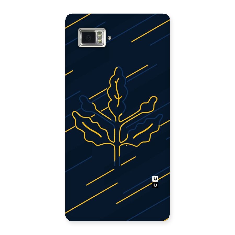 Yellow Leaf Line Back Case for Vibe Z2 Pro K920