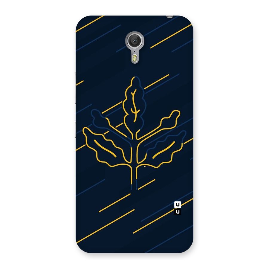 Yellow Leaf Line Back Case for Zuk Z1