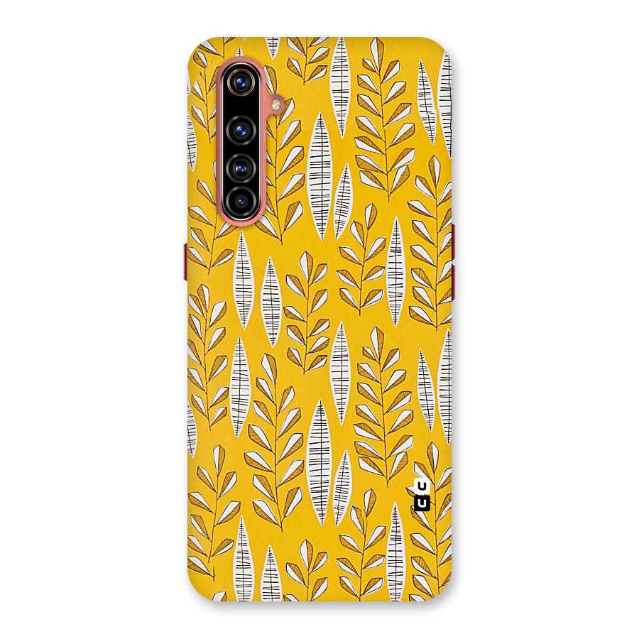 Yellow Leaf Pattern Back Case for Realme X50 Pro