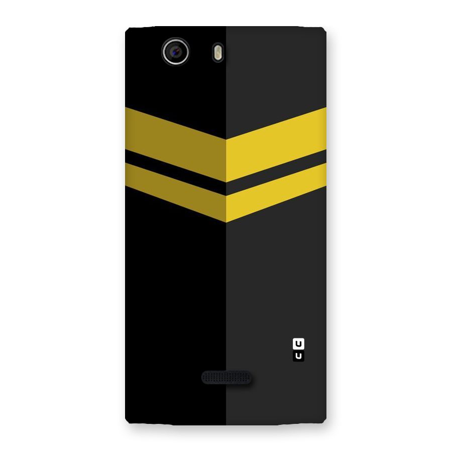 Yellow Lines Back Case for Canvas Nitro 2 E311