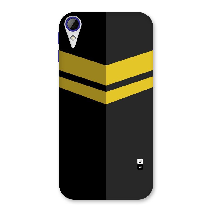 Yellow Lines Back Case for Desire 830