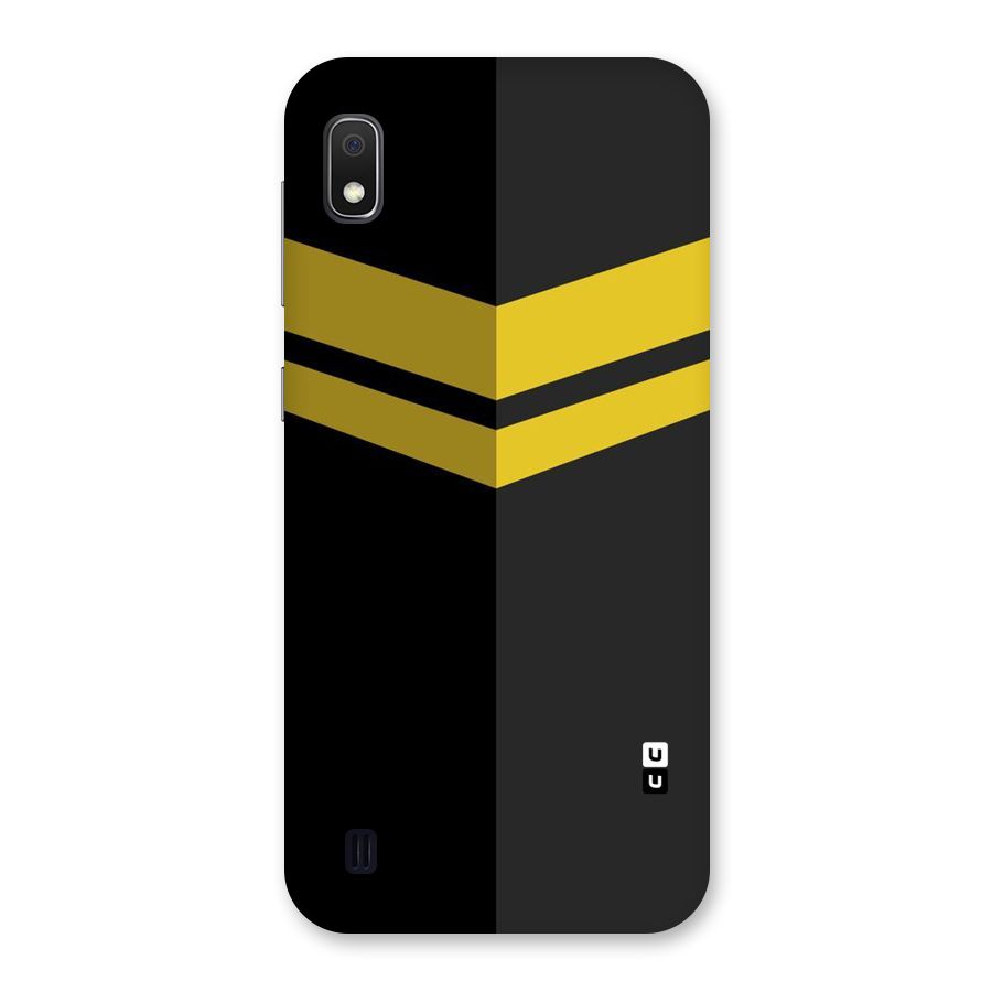 Yellow Lines Back Case for Galaxy A10