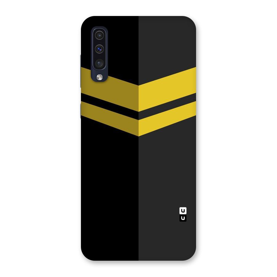 Yellow Lines Back Case for Galaxy A50s