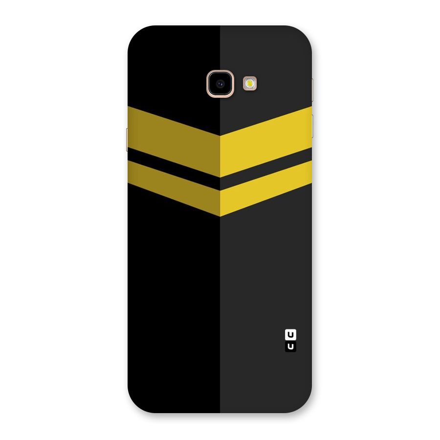 Yellow Lines Back Case for Galaxy J4 Plus