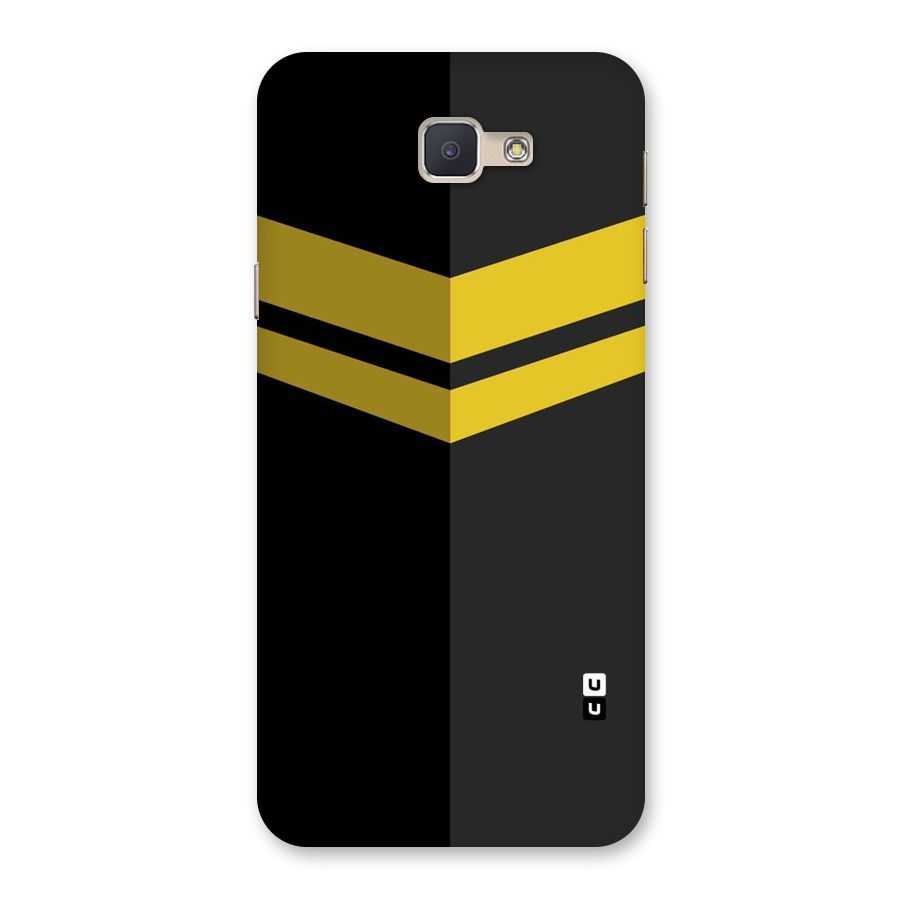 Yellow Lines Back Case for Galaxy J5 Prime