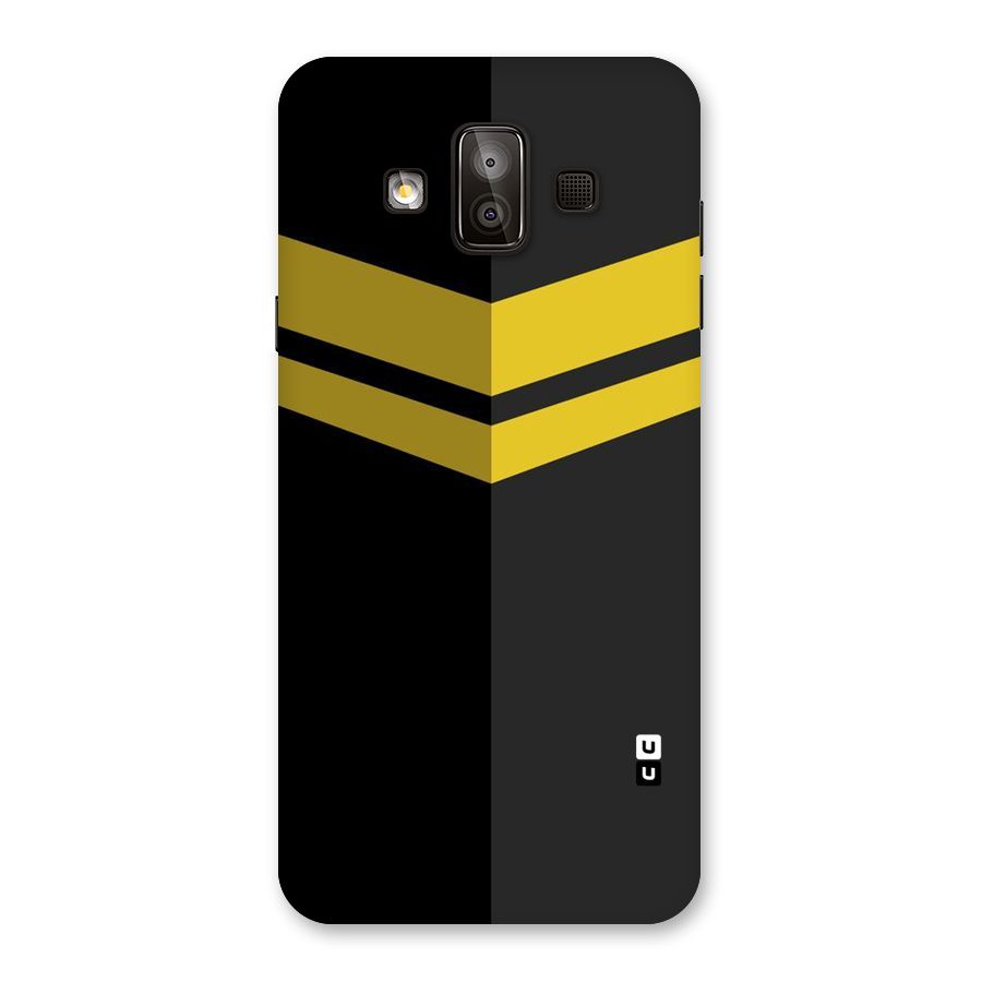 Yellow Lines Back Case for Galaxy J7 Duo