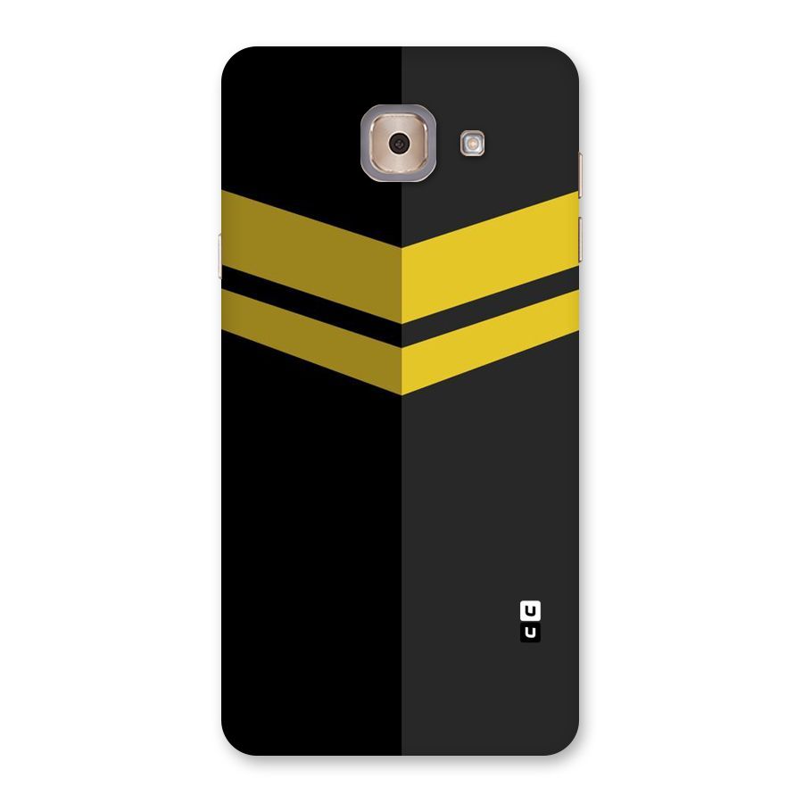 Yellow Lines Back Case for Galaxy J7 Max